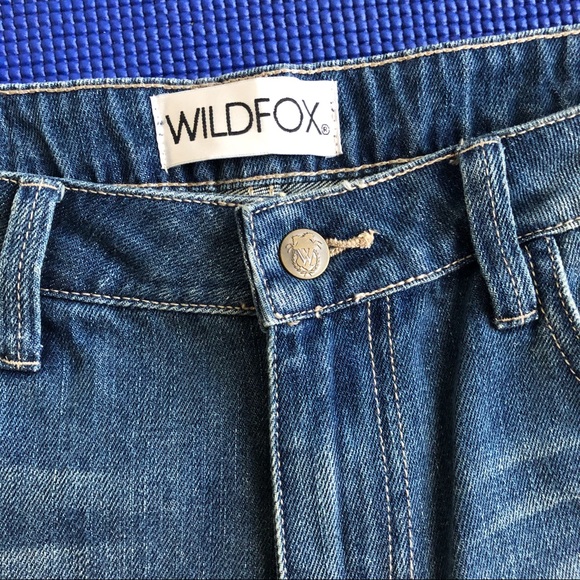 WILDFOX Distressed Cropped Denim - Picture 7 of 8